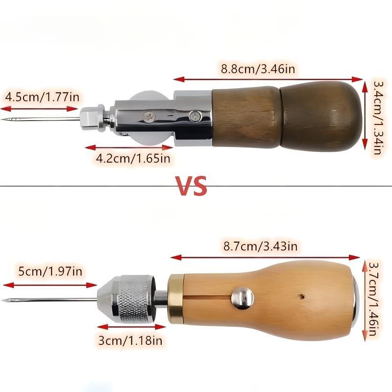 Leder Nähahle Faden-Set Handnähmaschine Speedy Riegelstichnäher Faden Nadeln DIY Basteln Schuster Leinwand Reparaturwerkzeug