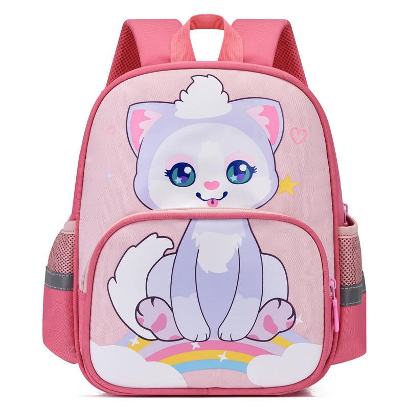 Stylish Modern Cool Kindergarten Backpack Breathable Lightweight Cartoon Print For Toddlers Boys And Girls