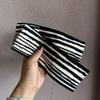 Korean Style Knit Zebra Pattern Hair Band With Wide Edging For Women And Men