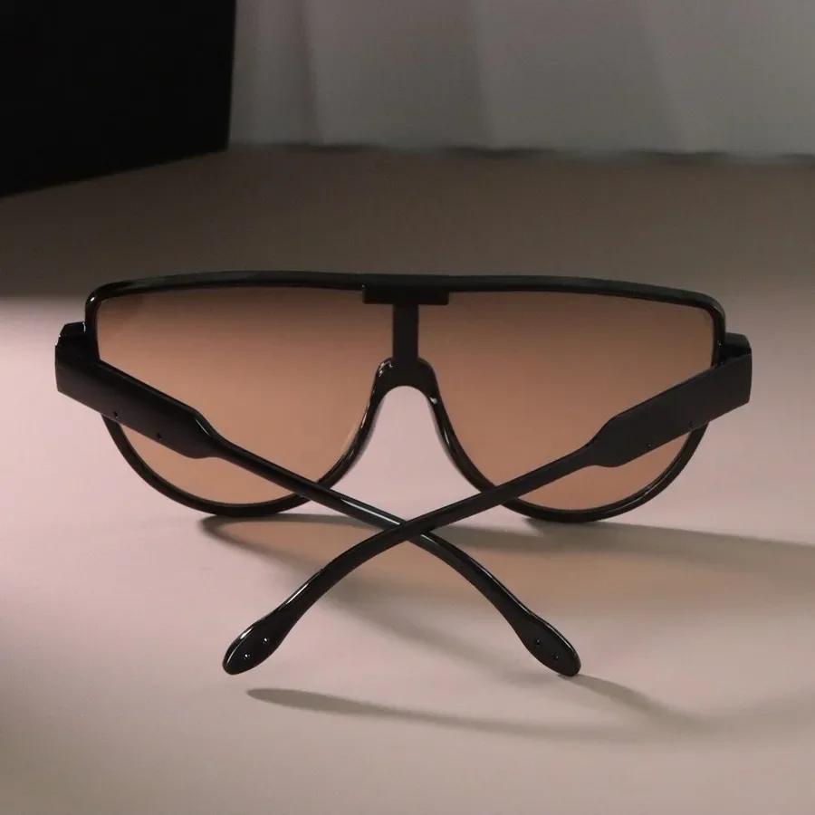 Classic Round Designer Sunglasses Women Men Big Frame Mirror Sun Glasses Female Male Square Trendy Brand