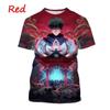 Camiseta con estampado 3D de Gojo Satoru e Itadoru Yuji para hombre,ropa de moda con gráfico de Jujutsu Kaiju,