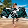 Asciugamano da Spiaggia Philadelphia Eagles, Asciugatura Rapida, Facile da Curare, Adatto Sia per il Fitness che per le Vacanze al Mare, Essenziale per lo Sport