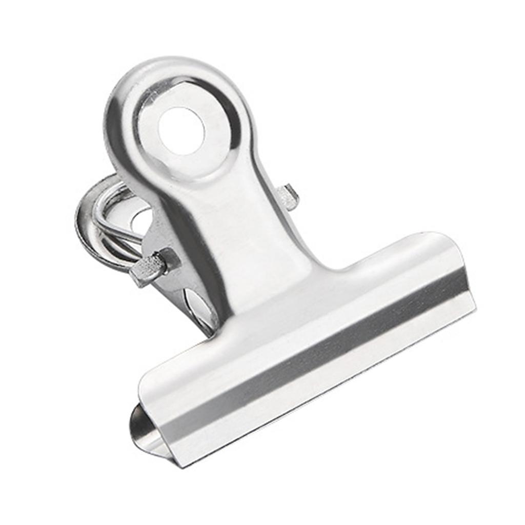 10 buc. Clips Metalic pentru Fișiere din Oțel Inoxidabil Suporturi Metalice pentru Bilete de Birou Prindere Puternică Fixatoare pentru Documente Set Organizator Documente Materiale Școlare