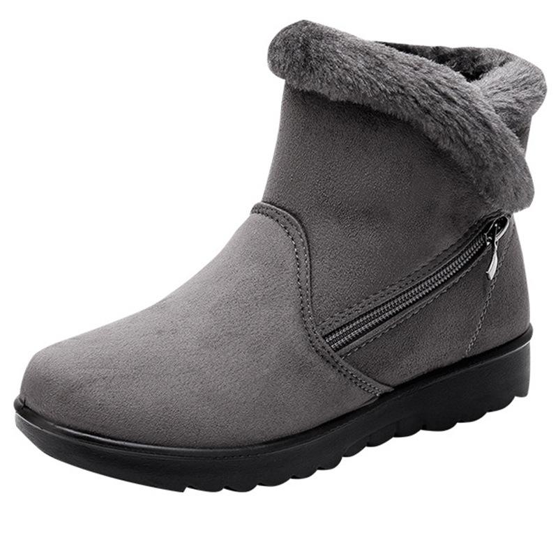 Fashion Women's fashionable waterproof warm snow boots winter new style simple warm comfortable daily casual women's shoes