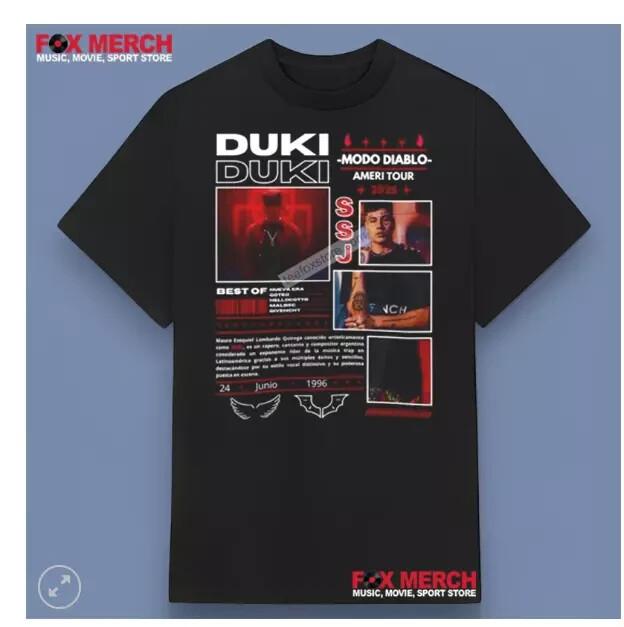 

Duki Ameri Tour 2025 Music TShirt Unisex T-Shirt M