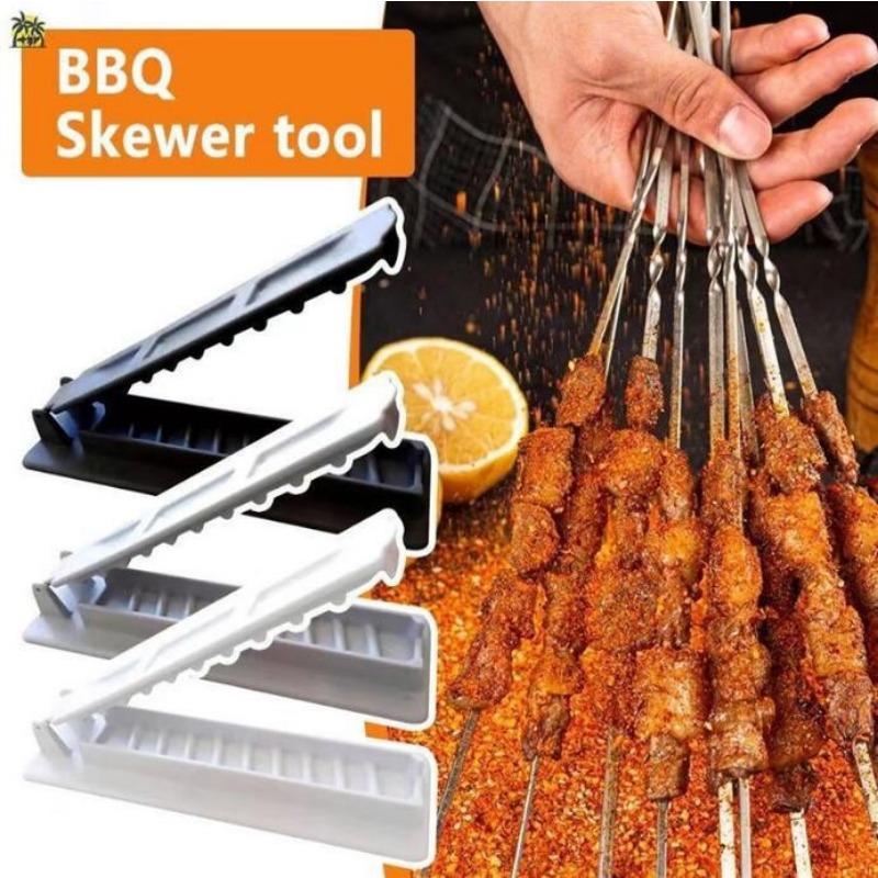 1PC Pinchos Fabricante de Kebab Pinchos para Barbacoa Pinchos para Barbacoa al Aire Libre Herramientas para Carne