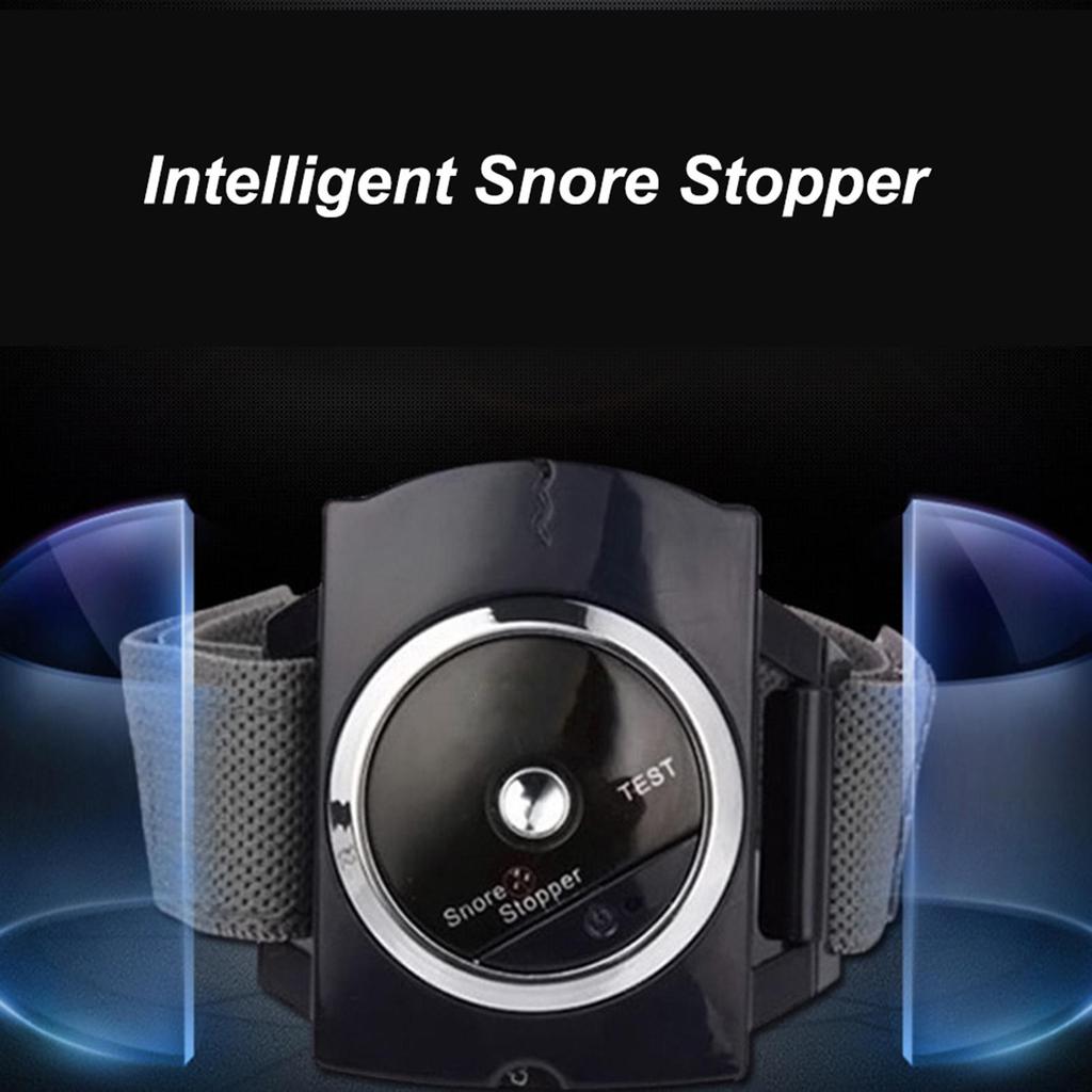 Intelligent Snore Stopper Biosensor Anti Snoring Device Infraröd stråle upptäcker Armband Sovhjälp
