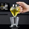 Clear  Shaped Honey Dispenser Glass Syrup Dispenser Practical Oil Dripper  Kitchen Gadgets