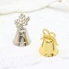 Bowknot Heart Shape Bell Place Card Holder Zinc Zinc Alloy Photo Clip Table Number Card Stand  Bridal Shower