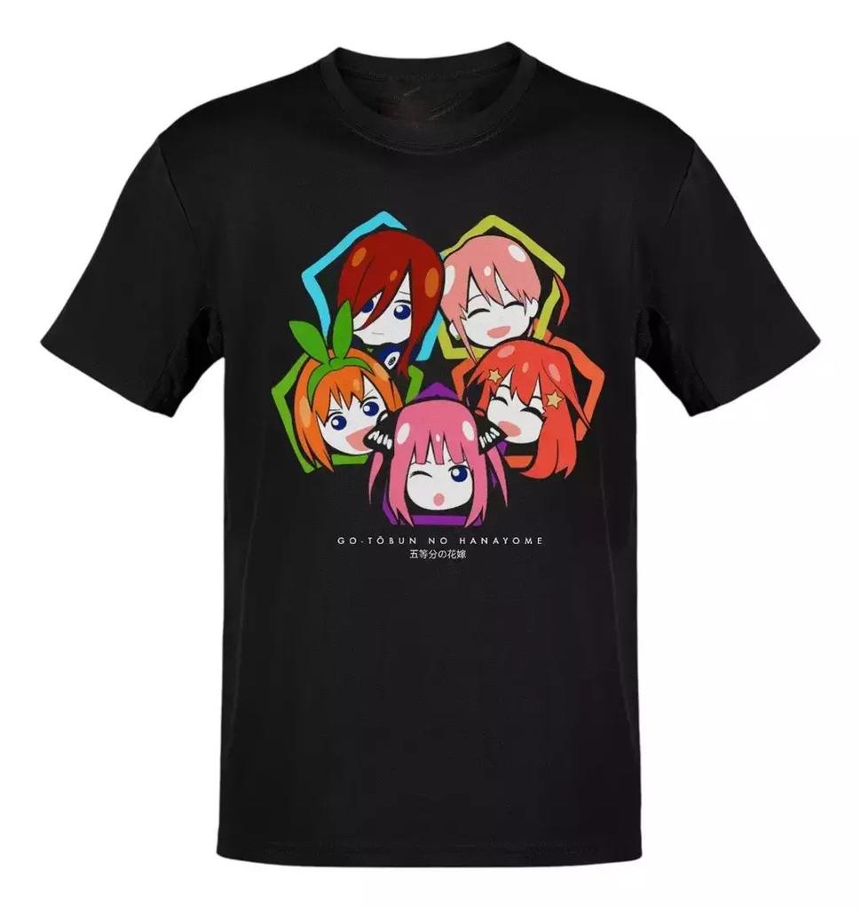 Anime Las Quintillizas Yotsuba Nino Miku Itsuki Ichika TShirt Size S 4xl