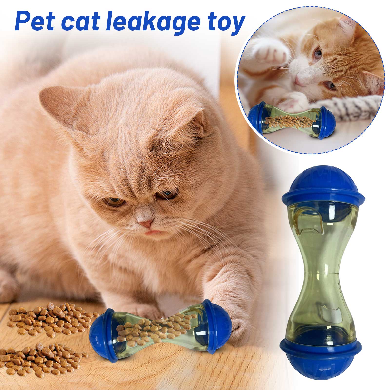 Pet Toys: Tumbler, Leakage Ball, And Dog Toys, Automatic Leakage Feeding Device, Pet Supplies one size