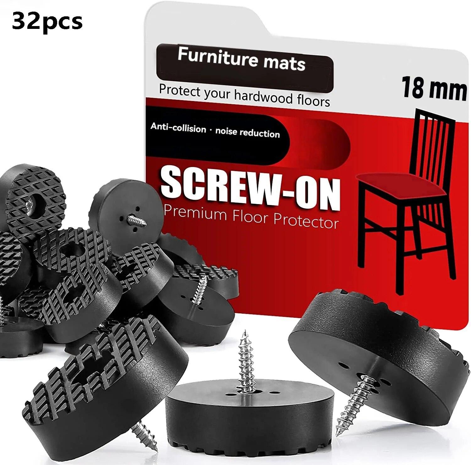 

32 шт. Мебель журнальный столик, диван, коврики для ног стола, противоскользящие коврики для ног для стульев, мягкие резиновые коврики для ног