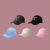 Bow Tie Baseball Cap Female Big Head Baseball Cap American Wide Brim Retro Trend Embroidery Duck Tongue Cap