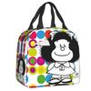 Benutzerdefinierte Manga Quino Mafalda Lunchtasche Herren Damen Kawaii Cartoon Warm Kühlbox Isoliert Lunchbox für Erwachsene Büro