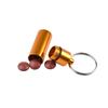 Mini Portable Pill Box Waterproof Aluminum Cases Tablets Bottle Medicine Vitamin Pillboxs Fish Oils Container Organizer Storage