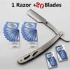 Men Professional Barber Razor Manual Shaver Straight Edge Stainless Steel Shaver Folding Shaving Shave With Blade for Daily Use