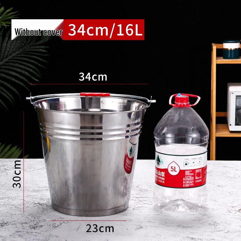 

ZISIZ Portable Stainless Steel Ice Bucket for Kindergarten