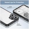 For Nothing CMF Phone 2 Pro Case Nothing CMF Phone 2 Pro Cover Funda Shockproof Clear PC + TPU Silicone Protective Phone Cover