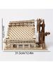 3D Wooden Puzzle 3D Wooden Mechanical Slide Marble Running Kit DIY Handmade Christmas Gift
