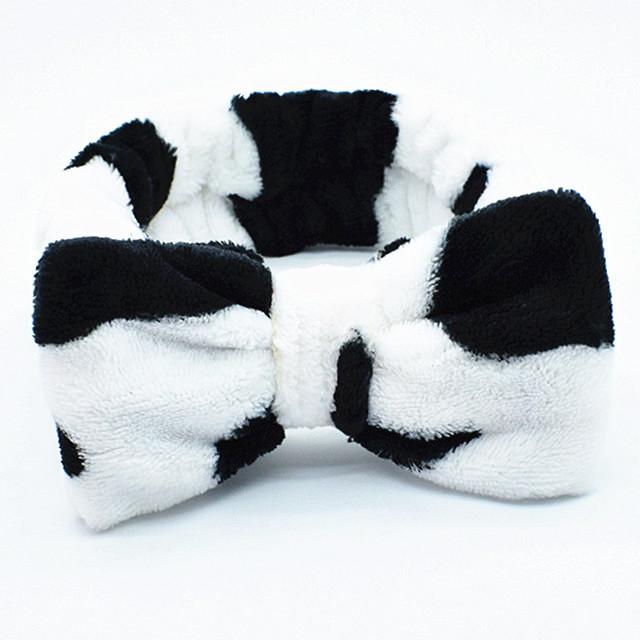 Spa-Stirnband mit Schleife, Haarband für Damen und Mädchen, Gesichts-Make-up, Kopfband aus weichem Korallenvlies, Kopfwickel für Dusche, Waschen, Gesicht, Hautpflege, Turban-Haar-Accessoires