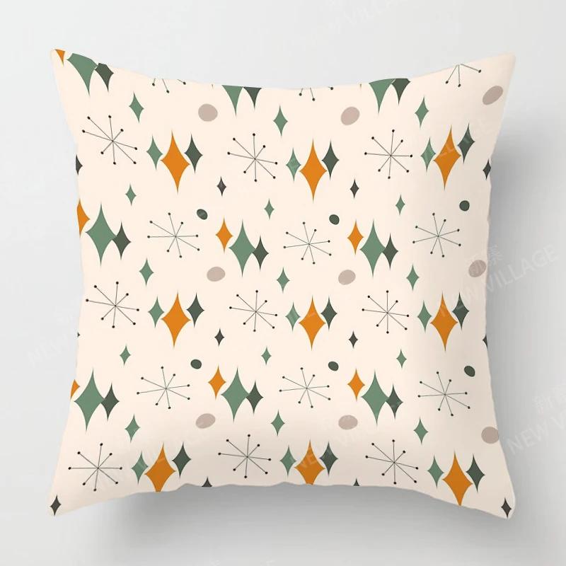 Nordic Fall Home Decor Autumn Throw Pillow Case Sofa Cushion Cover Modern X X X X Geometry
