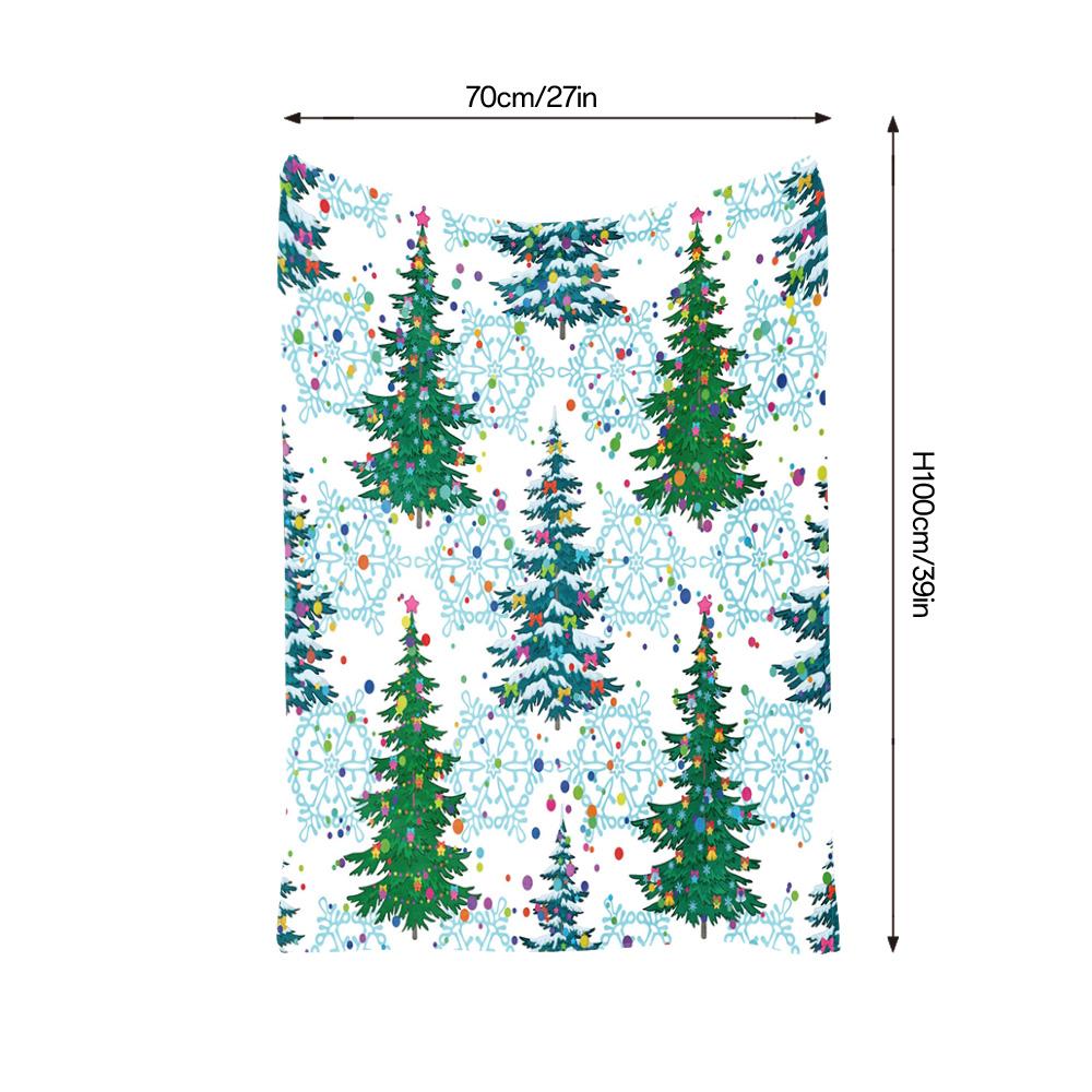 TU Cozy Christmas Throw Blanket Soft Flannel Winter Warm Decorative Reversible Holiday Home Decor Gift Festive Design Luxury Tex