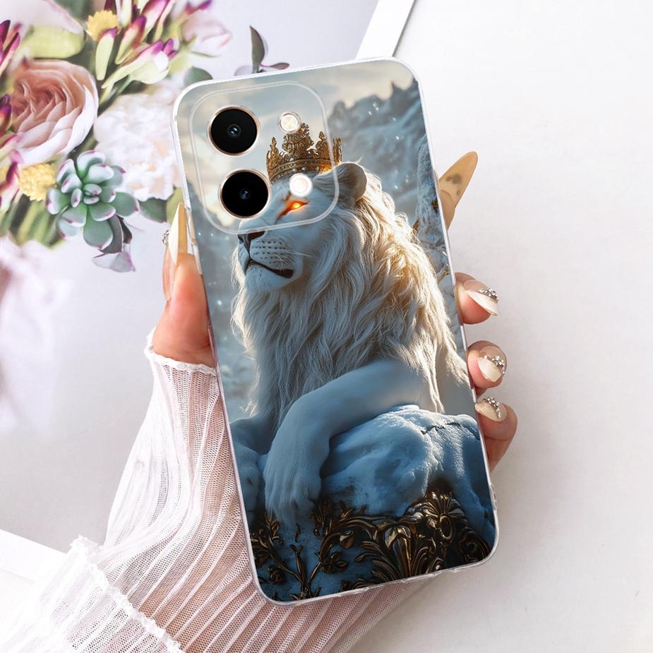 For Vivo Y28 4G Case V2352 Luxury Butterfly Painted Cover Soft Slim Phone Case For Vivo Y28s V2346 Y 28 s VivoY28 5G Fundas Bags