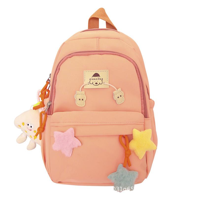 Large Capacity Cute Girl Backpack Schoolbag College Student Lightweight Backpack Female