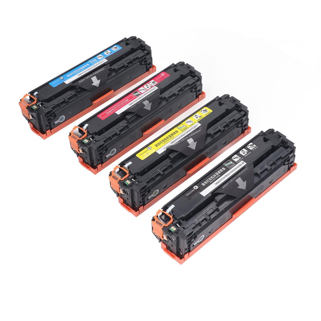 4Pcs Toner Cartridge Replacement for HP Color Laserjet CP1215 CP1518ni CM1312nfi CM1312 CP1515n CP1525nw M251 Printer