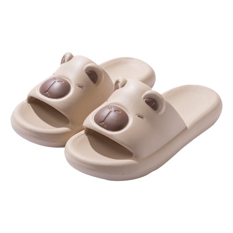 Children's cool slippers summer new middle-aged and older children's kapibara women's new couples wear non-slip sandals at home men