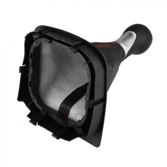 6 Speed Gear Shift Knob Handle Shifter Gaiter Boot Cover for VW Golf 5 6 Plus