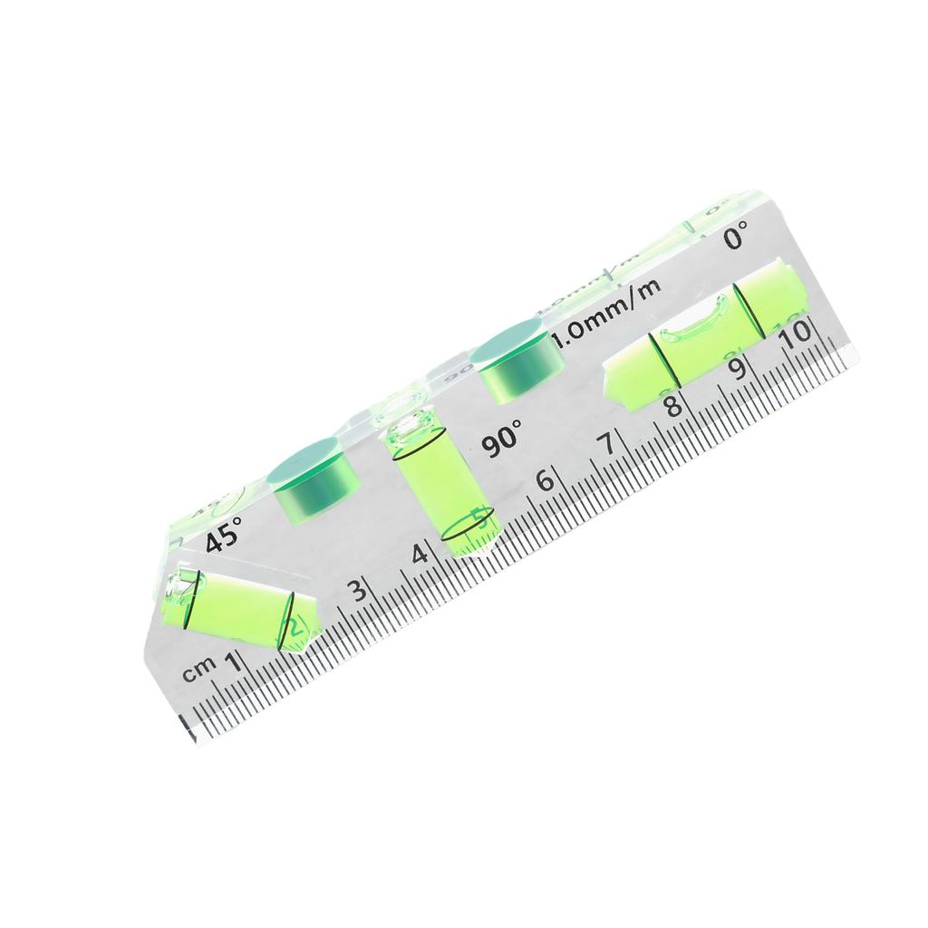 Mini Level Tool for Mechanics Picture Hanging Check Bubble Level Tool with 90°/180° Level Bubble Construction Tool