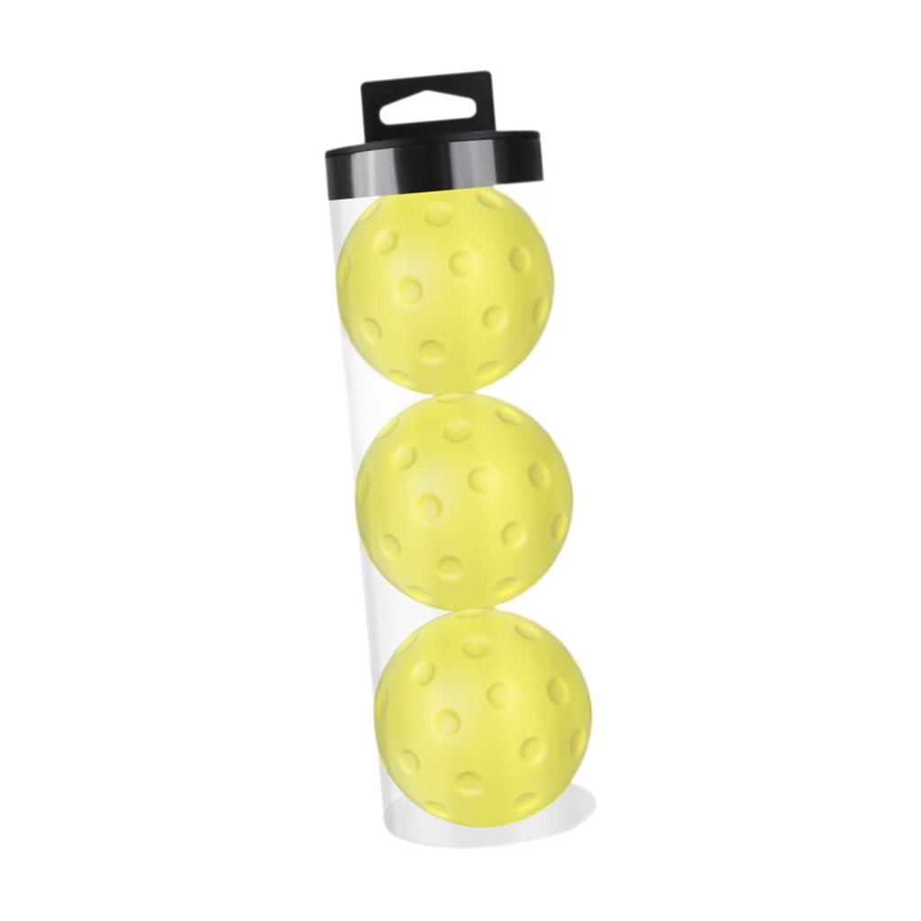 3Pcs Foam Pickleball Balls Sturdy Professional Home Soft Noise Reducing 74mm