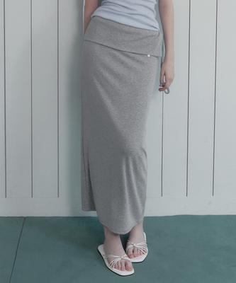 Teuwi Folding Strap Long Skirt
