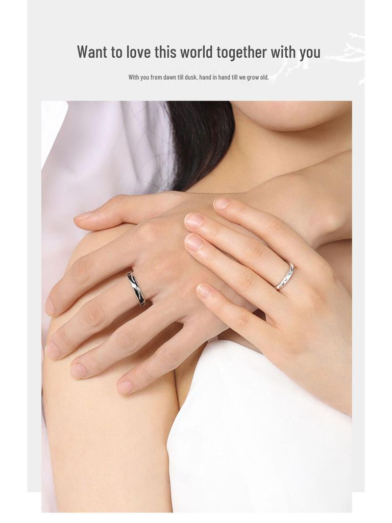 Sterling Silver Bird & Blue Gum Couples Rings: A Unique Christmas Gift for Women & Men.