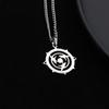 New Genshin Impact Necklace For Women/Men Punk Anime Scaramouche Xiao Titanium Steel Necklaces Jewelry Accessories Gift for Fans