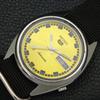 AUTOMATIC 7009A VINTAGE SEIKO 5 JAPAN MENS GOLDEN COLOR DIAL WATCH A701665-5 R206c-a701665
