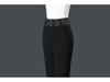 Spring/Autumn Women's High Waist Bell Bottom Knit Pants - Black, Plus Size, Slimming, Fashionable, Loose Fit