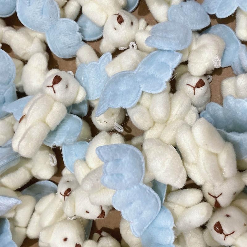 Cute Angel Bear Keychain Hanging Ornament Backpack Handbag Charm for Girls Wome