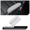 LUCKEASY for Tesla Model YL 6Seats 2025 2026 Car 2nd Row Electric Armrest Protective Cover Silicone Accessories Black