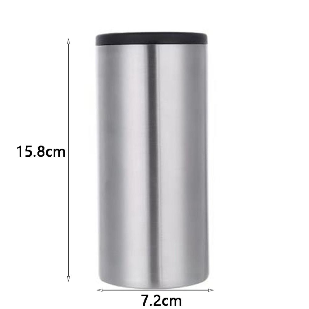 Stainless Steel Insulated Can Cooler 12 OZ Can Holder Slim Beer Cooler Outdoor