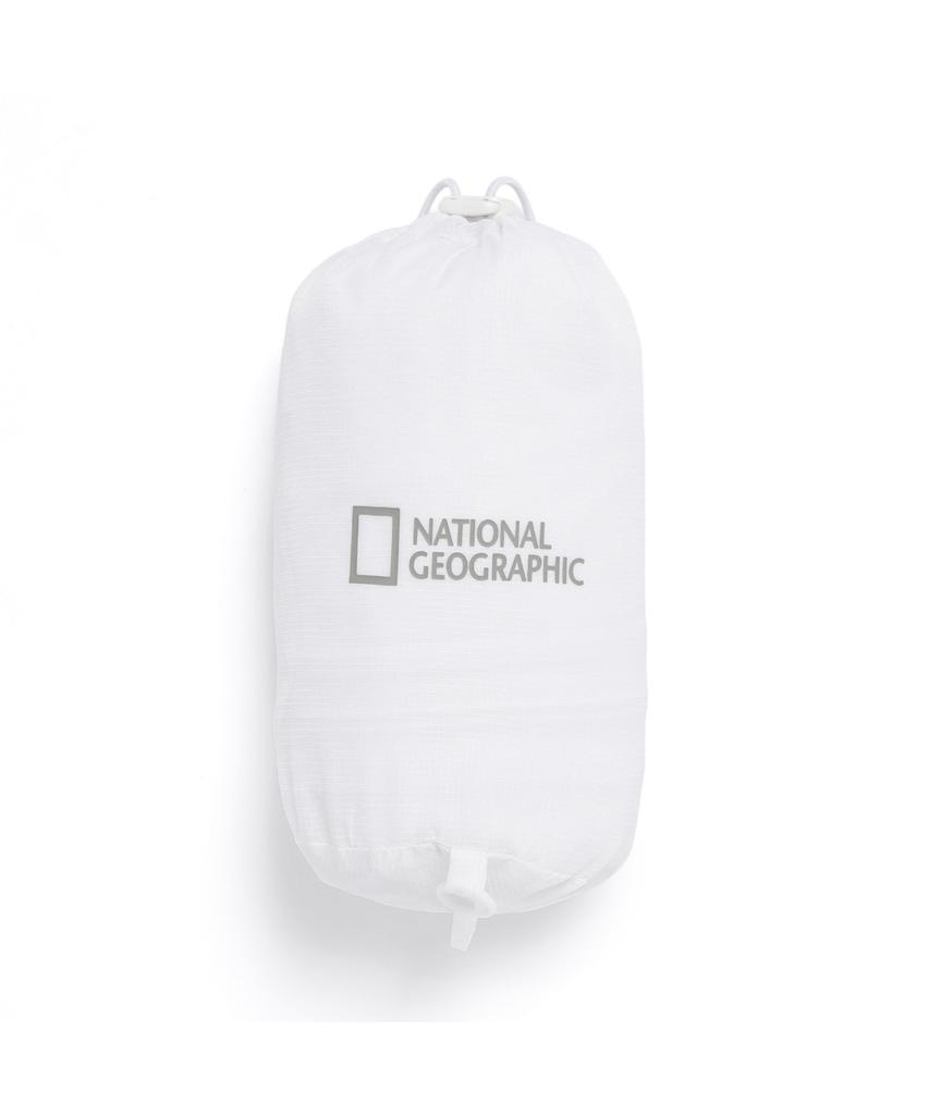 Nationalgeographic N262Ujp911 Light Pack Hooded Full-Zip Windbreaker White
