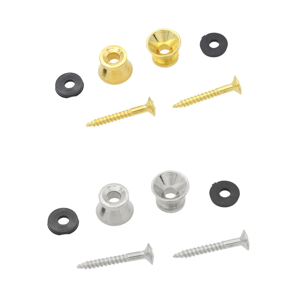 Electric Guitar Strap Buttons Replacement Straplock Buttons Elegant Sturdy Easy Installation End Pins Guitar Strap Locks