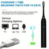 1 Set Electric Toothbrush USB Rechargeable, 6 Speeds Adjustable Travel Electric Toothbrush with 4 Brush Heads