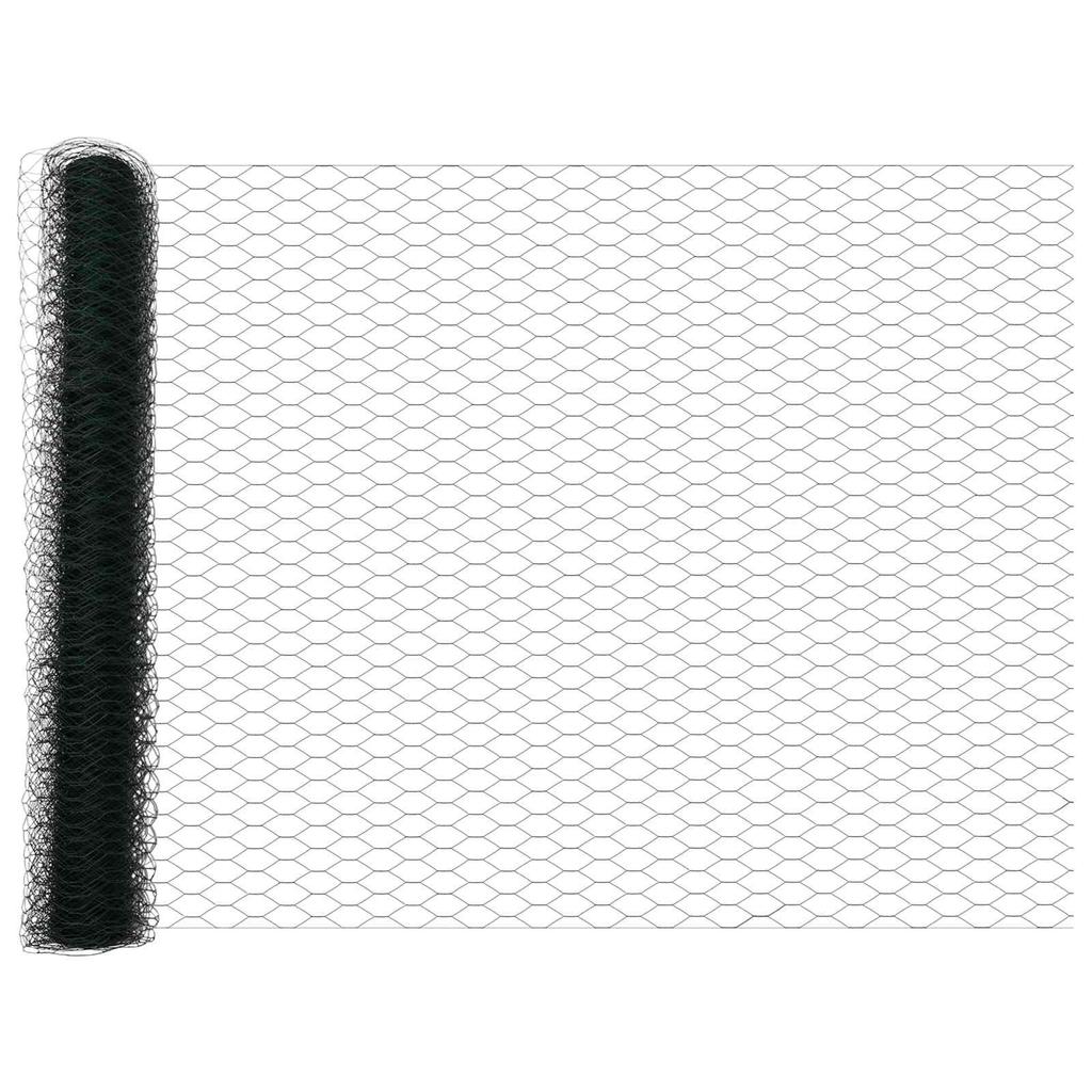 Hexagonal Fence Green 1 X 10 M PVC