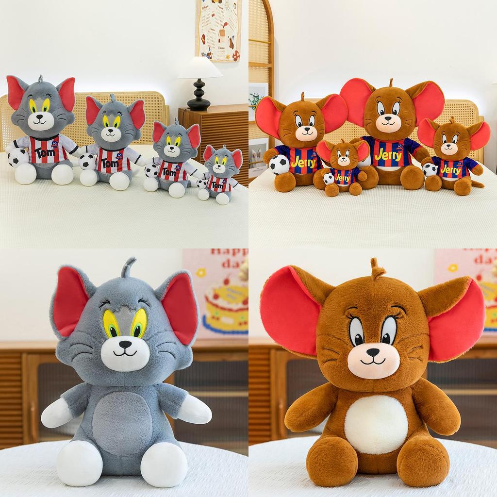 Tom And Jerry Large Plush Doll With Soft Fabric For Kids Playroom Decor