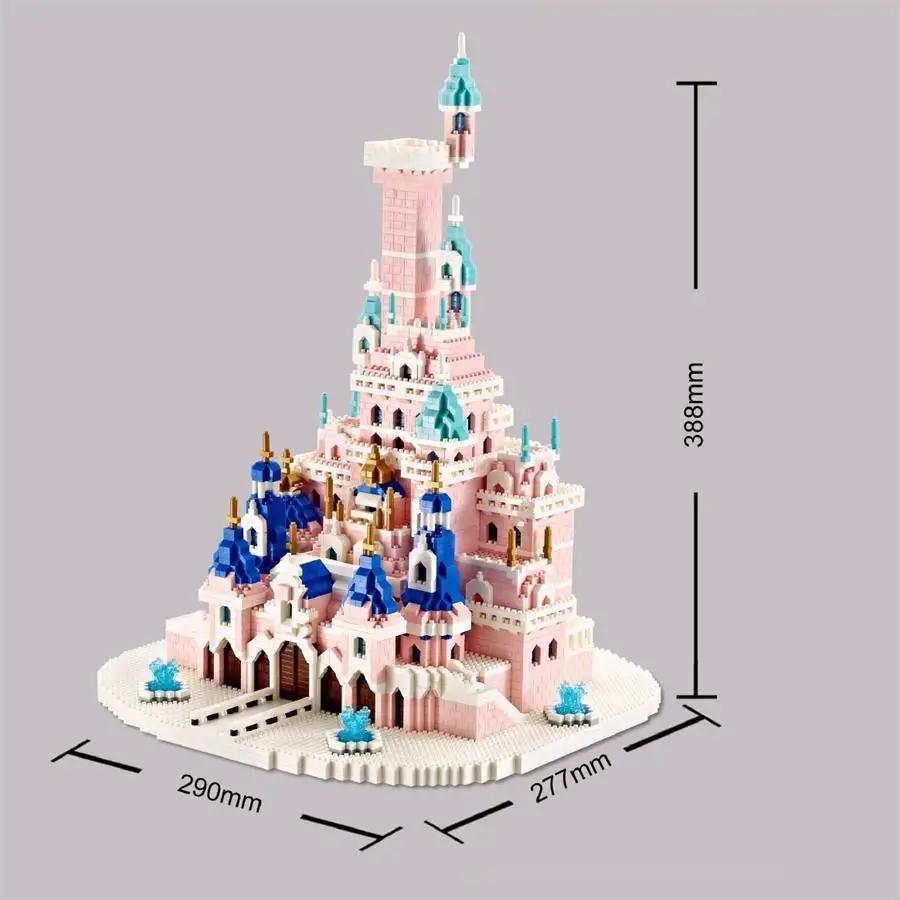 Challenge Moon Palace Castle Yz Mini Blocks Architecture Beautiful House Brinquedos Diy Toy Girls Christmas Gifts New Year