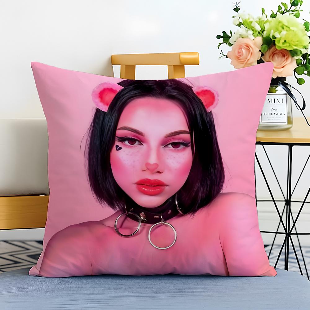 OOmar Courtz Cushion Cover Washable Linen Pillowcase Soft  for Sofa Bed Cozy Home Room Decor