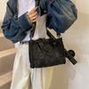 Korean Style Korean Shoulder Bag Large Capacity Small Puffer Bag Space Cotton Crossbody Bag  Girls
