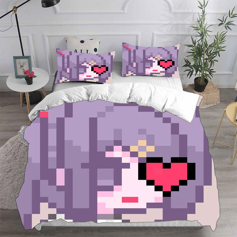 NEEDY GIRL OVERDOSE Bedding Sets Bed Cover Comforter Duvet Cover Pillow Case 2-3 Pieces Sets Kids Adult Bedroom Decor
